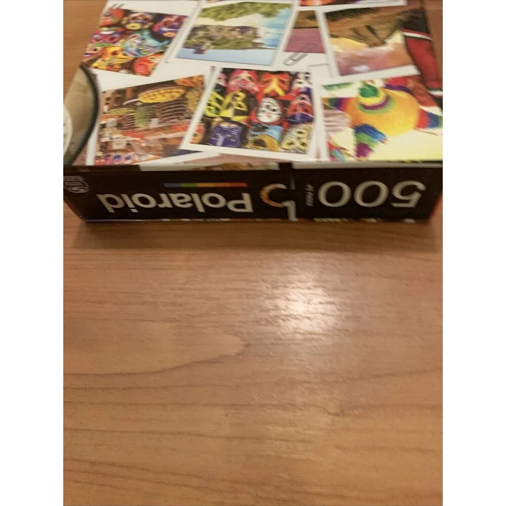 500 Piece Spin Master Jigsaw Puzzle Polaroid Road Trip USA Mexican Memories